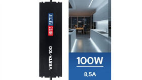 Zasilacz Led Hermetyczny Slim Wodoodporny Ip67 12V 8,5A 100W Vesta-100 Horoz