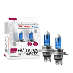 Żarówka H4 12V POWERTEC Ultra White DUO Kpl. 2 Sztuki