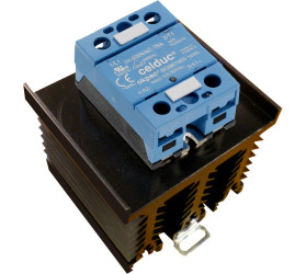 Przekaźnik półprzewodnikowy Montaż na obudowie 75 A Celduc 690 V AC