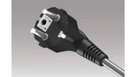 Przewód Przyłączeniowy Z Wtyczką Pp-50 Z/U Uni-Schuko 1,5M H03vv-F 3X1 Biały