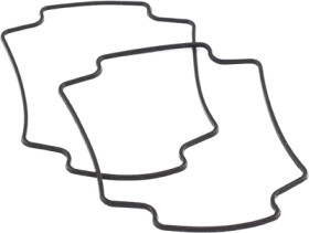 Seal, silicone, (L) 90 mm, black, for series 1554E, 1554EGASKET