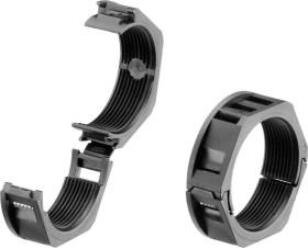 Fränkische Rohrwerke 49112231 COFIX M. M32 sw NW23 Nakrętka kontrująca PG32 tworzywo sztuczne czarny 1 szt.