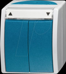 2601/4 W-53 Shutter switch Rocker switch, 1-pin