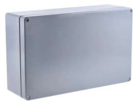 Obudowa Szary IP66 Silikon, 400 x 250 x 120mm, RS PRO