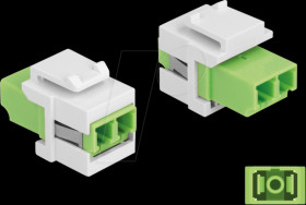 86816 Keystone module LC Duplex female &gt; female