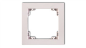 Deco Ramka Pojedyncza Deco Pastel Matt Pudrowy Róż 40Dr-1