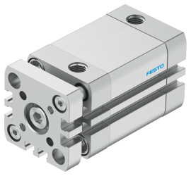 Siłownik kompaktowy skok: 30mm Festo Ø 32mm dwustronnego działania Action ADNGF-32-30-P-A