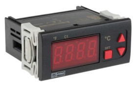 Regulator temperatury wł./wył. 1-wyjściowy-wyjściowy, Uz 230 V AC, 77 x 35mm