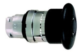 Główka przycisku grzybk. O22 zat. awar. czarna O60mm -push-pull ZB4BT2