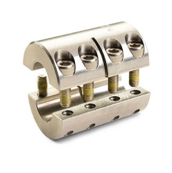 Rigid Coupling, 2-pc, 10x10mm, Stainless