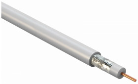 Przewód koncentryczny YWDXpek 75 1,13/4,8 ekran AL/PET + oplot 33 procent Eca UHD-4K CESAT /100m/