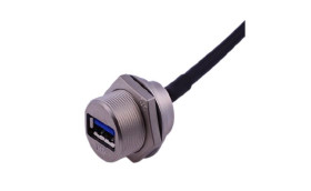 Złącze USB typ A A Montaż na panelu Żeński 3.0 ,1-portowe