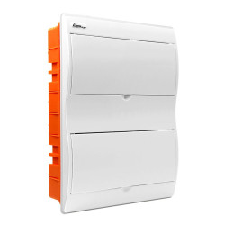 Rozdzielnica podtynkowa 24 modułowa 2x12M drzwi pełne IP40 RP-24/B Fala (N+PE) 8.15 ELEKTRO-PLAST