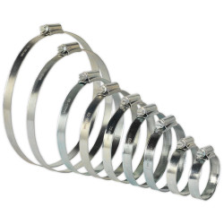Sealey SHCS2 Hose Clip Assortment 26pc &#xD8;44-160mm Zinc Plated