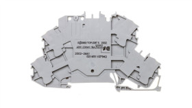 Złączka Dwupiętrowa Przelotowa Kolor Obudowy Szary 2002-2661 /50Szt./