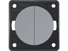 Integro Flow Wyłącznik wieloklawiszowy przyciskowy szary 936752507 HAGER