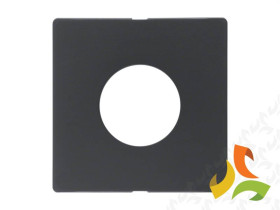 BERKER Q.1/Q.3/Q.7 Płytka czołowa do wyłącznika i sygnalizatora świetlnego E10 antracyt aksamit lakierowany 11246086 HAGER