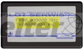 Miernik czÄ™stotliwoĹ›ci z wyĹ›wietlaczem LCD