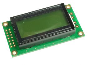WYSWIETLACZ LCD 2x8 58x32 zielone podświetlenie
