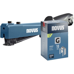 Novus 030-0465 Industrial Stapler, Type 11, 6-12mm, Metal, Non-Slip Grip
