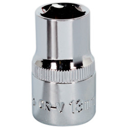 Sealey SP1213 Walldrive&#xAE; Socket 13mm 1/2&quot;sq Drive Fully Polished