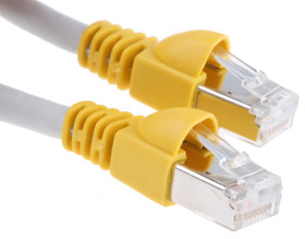 Kabel Ethernet Cat6a długość 1m Z zakończeniem Telegartner LSZH