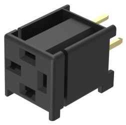 PCB plug-in base axial