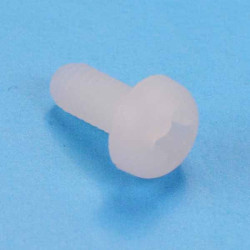 M3 x 6mm Nylon Pan Head Screws - Pack of 100