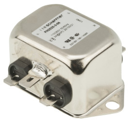 Filtr EMI 3A 1-fazowy 1MΩ 250 V AC/DC 400Hz 2,5 mH Schaffner Montaż w obudowie
