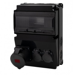 Rozdz 10xS Gn.32/5 230Vx2 czarna F-EL 611092