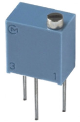 Potencjometr dostrojczy 2kΩ THT 0.25W 12 -zwoje Regulacja górna 1,8 mm