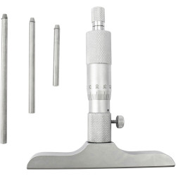 Dasqua 4611-8115 Depth micrometer graduation 0-75 mm DIN 863