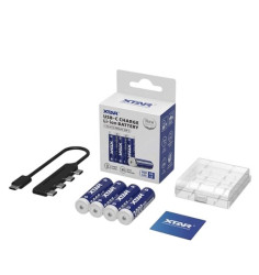 Akumulator Xtar R6 / AA 1,5V Li-ion 3000mAh z zabezpieczeniem z portem USB-C - 4 sztuki