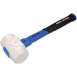 Sealey RMG16 Rubber Mallet with Fibreglass Shaft 16oz