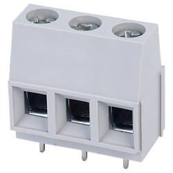 CamdenBoss CTB77VP/3 3 Way High Power Rising Clamp Terminal Block 10.16mm Pitch