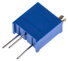 Potencjometr dostrojczy 500Ω THT 0.5W 25 -zwoje Regulacja górna 2,19 mm