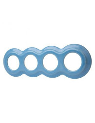 CERAMICZNA RAMKA CZTEROKROTNA BAŁWANEK PASTELOWA LAZUROWA