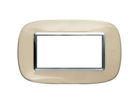 AXOLUTE Ramka 1 pojedyncza owalna 4 moduły kość słoniowa HB4804DA LEGRAND