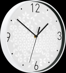 90150001 WOW wall clock, white