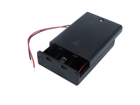 Uchwyt do baterii, x 3, maks. Ø 10.5mm, Smycz przewodu