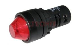 KONTROLKA LED F22R CZERWONA GQAD1622HSR24 24V AC/DC CE