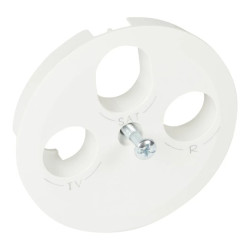 CELIANE Plakietka gniazda TV-RD-SAT 2 WY biała 068286