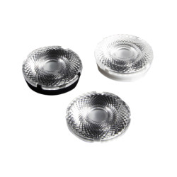 Soczewka LED Eliptyczny, kąt widzenia 24 ° Bezbarwny Metakrylan polimetylu (PMMA) Okrągły, Ledil, seria: Amy 35