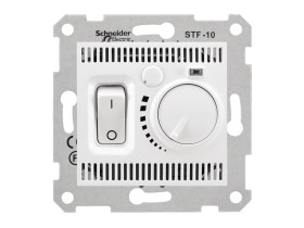 SEDNA Regulator temperatury termostat podłogowy z włącznikiem biały SDN6000321 SCHNEIDER ELECTRIC
