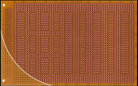 RE315-HP Prototyping board, laminated paper, 160 x 100 mm, Cu 35 µ, item