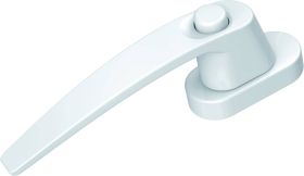 Basi 7554-0012 Uchwyt okienny z zabezpieczeniem biały (błyszczący)