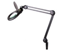 UM271.05LED90ESD Lupa z podświetlaniem z wysięgnikiem - przykręcana - soczewka 5 dioptrii (około 2.25x) diody LED, czarna, wersj