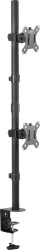 SpeaKa Professional SP-MM-420 Uchwyt do monitora 33,8 cm (13,3") - 81,3 cm (32") czarny Uchylny, Przenośny, Obrotowy, z