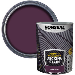 Ronseal 39220 Ultimate Protection Decking Stain Blackcurrant 5 litre