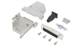 Dtsl-Rgljss-44Fhsl D-Sub Hd Żeńskie Kątowe 45 Lutowanie Na Przewód Pin 44